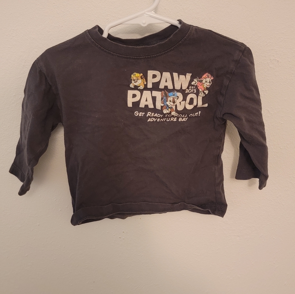 Zara Kids Paw Patrol Long Sleeve Tee - Black